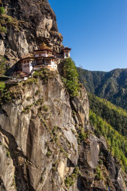 Ünlü Bhutan eski manastır