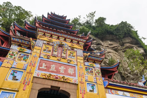 Grande ingresso principale a Shibaozhai in Cina — Foto Stock