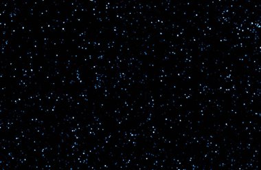 Gecenin yıldızları. Parlayan yıldızlı gece mavisi gökyüzü. Galaksi uzay arkaplanı. Uzayda parlayan yıldızlar. Yılbaşı ve Kutlama konsepti.