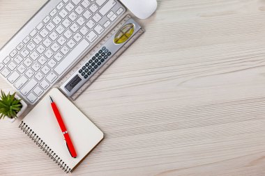 İş yönetimi için ofis aksesuarları.