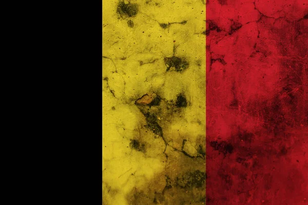 带有黑点的比利时国旗 — 图库照片