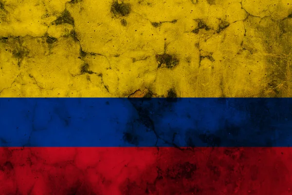 Colombia Flag Black Spots — Stock Photo, Image