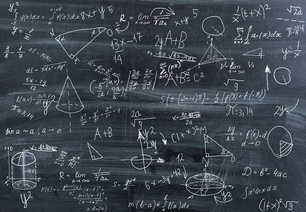 Zapt Edilemez Matematik Çılgın Matematik Formülleri — Stok fotoğraf