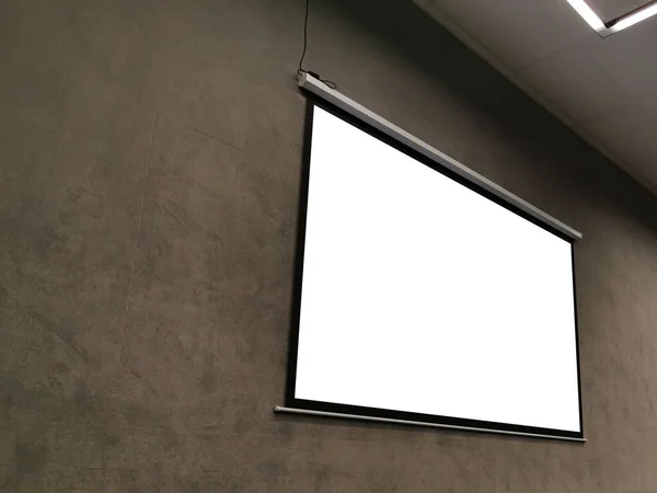 Projector Screen Wall — Stock Photo, Image