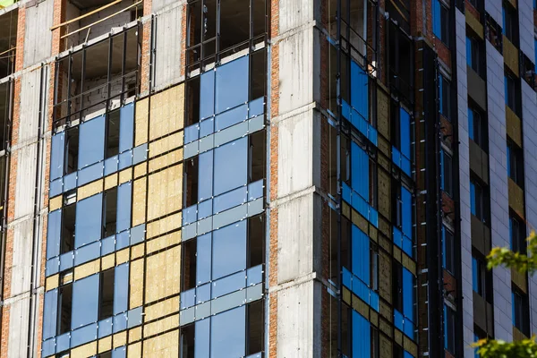 Fassadensanierung Haussanierung Reparatur — Stockfoto