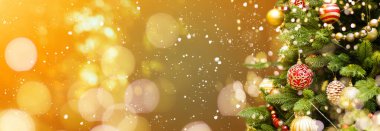 Noel ağacı süslemeleri, Noel ağacı ve süslemeleri Noel arkaplanı