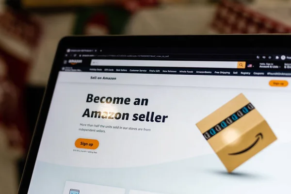 Kiev Ucrania Noviembre 2020 Amazon Smarter Shopping Página Inicio Del — Foto de Stock