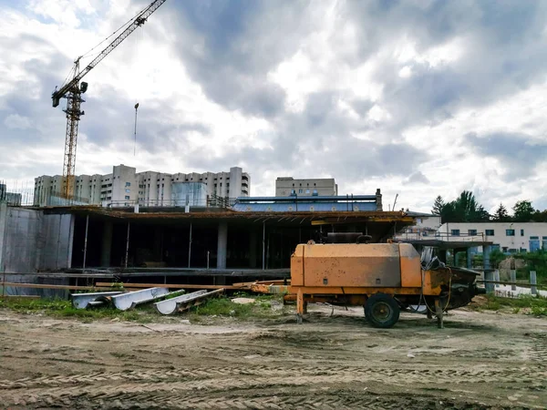 Construyendo Abuso Ejemplo Construcción Ilegal Italiana — Foto de Stock