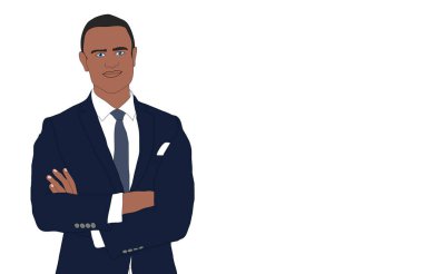 Beyaz arka planda izole edilmiş Afrikalı portresi.