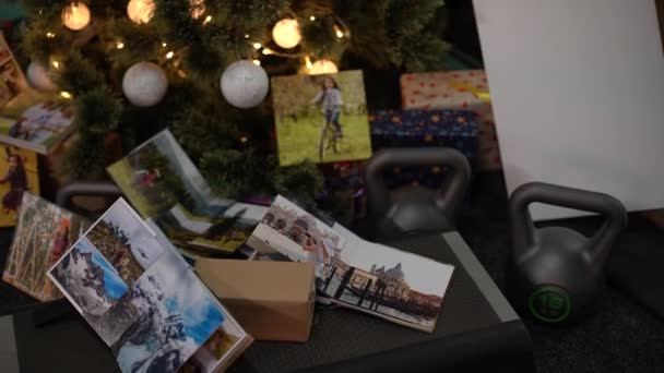 Photo Books Gifts Christmas Tree — Wideo stockowe