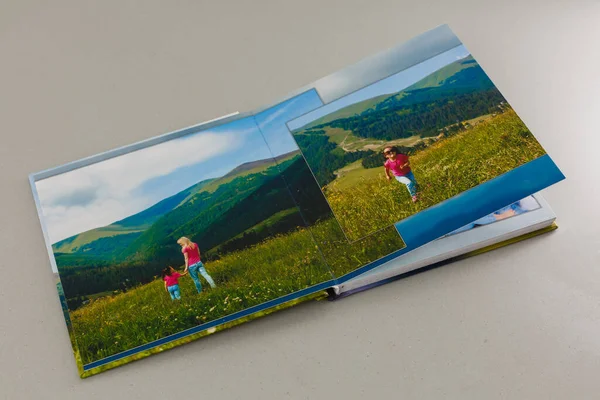 Album Med Foton Resor Och Vintage Fotobok — Stockfoto