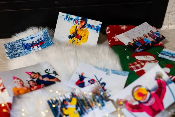 크리스마스 바닥에서 추억과 향수를 카메라 빈티지와 스타일 — 스톡 사진