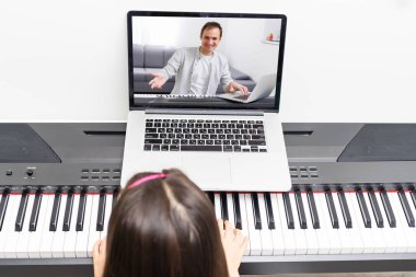 Evde müzik piyanosu dersi. Çevrimiçi Çalışma