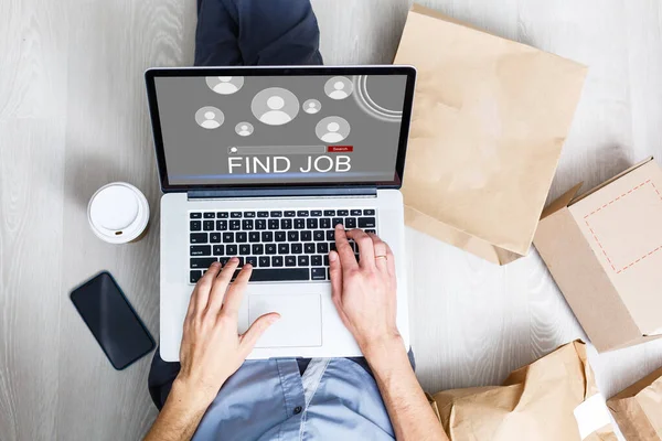 Búsqueda Empleo Recursos Humanos Empleo Concepto — Foto de Stock