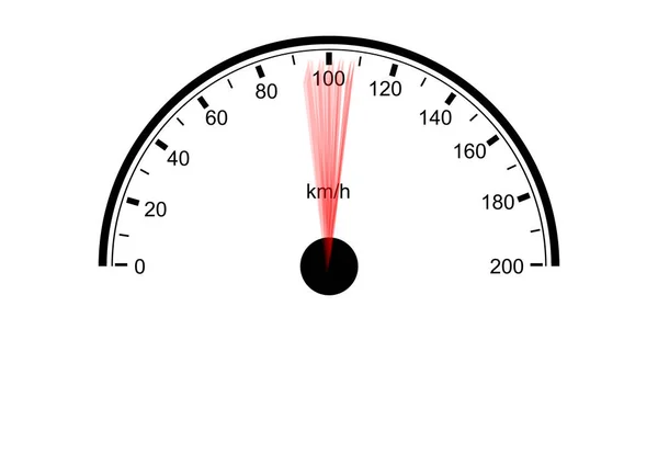Een Speedometer illustratie ontwerp op een witte achtergrond — Stockfoto