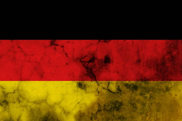 Eine alte Grunge-Flagge des deutschen Staates — Stockfoto