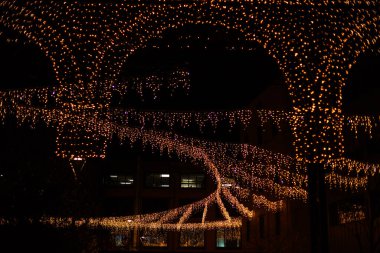 Geleneksel Noel sokak dekorasyonu