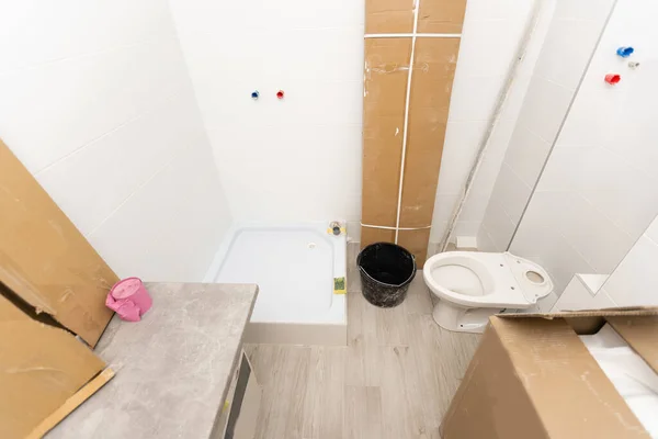 Demolición y renovación de baños —  Fotos de Stock