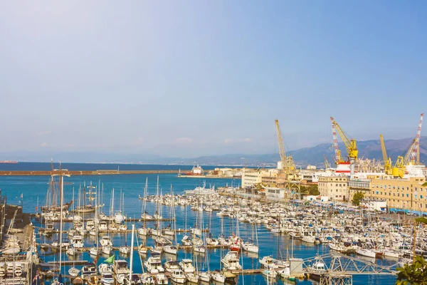 Uitzicht Haven Van Genua Italië — Stockfoto