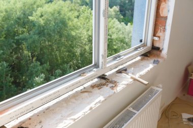 köpüksüz yeni bir pencere takıldı