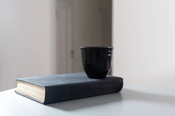 Personal Bible Study with a Cup of Coffee — Stock Photo, Image