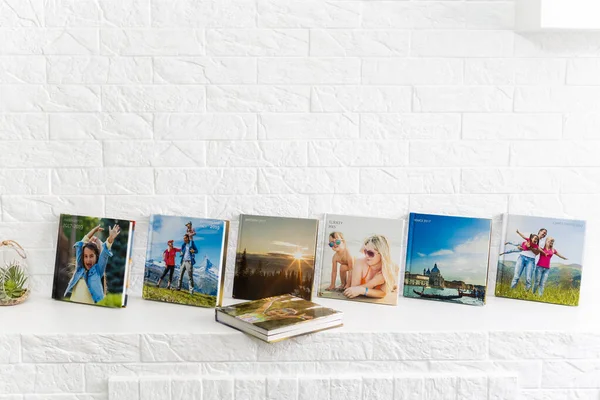 Min familj Foto Böcker Album, fotoböcker — Stockfoto