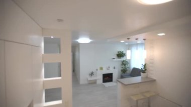 Modern Oturma Odası İçi, Apartman Odaları