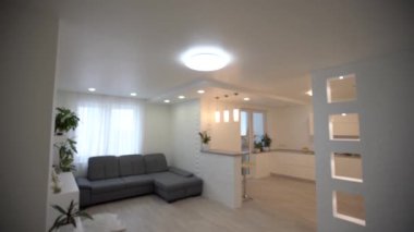 Modern Oturma Odası İçi, Apartman Odaları