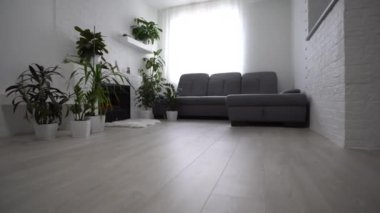 İç daire, dinlenme odası ve mutfak boş.