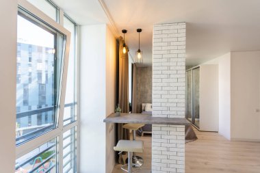 katlanır yataklı lüks stüdyo daire