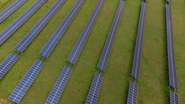 Güneş panelleri, hava görüntüsü, Güneş Panelleri Çiftliği