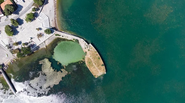 ショコダー・アルバニア湖だ。アルバニア北部の人工湖で撮影された写真です. — ストック写真