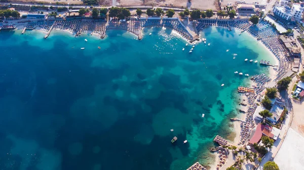 İHA 'dan Arnavutluk' un Ksamil kentine hava görüntüsü