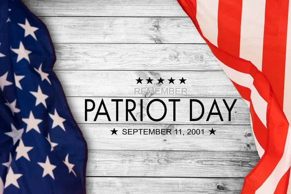 Lembrando os 20 Anos do 11 de Setembro, dia Patriota. Lembraremos sempre os ataques terroristas de 11 de Setembro de 2001. — Fotografia de Stock