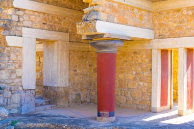 Knossos Girit, üst manzara, Yunanistan