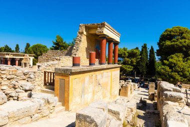 Minoan uygarlığı ve insanlar, Girit, Yunanistan olmadan Kandiye, kültür Knossos Sarayı