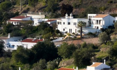 Portekiz köyü Alte 'nin manzarası. Yüksek kalite fotoğraf