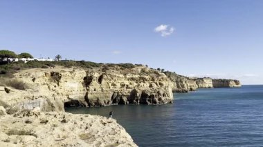 Portekiz 'in Algarve kıyısında Lagos, Faro, Albufeira. Yüksek kalite fotoğraf