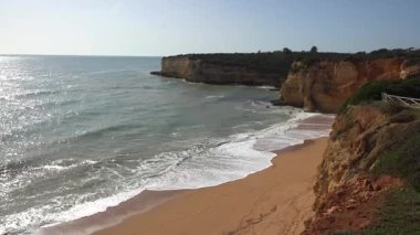 Portekiz, Algarve 'deki Porches' da güzel Praia Nova. Yüksek kalite fotoğraf