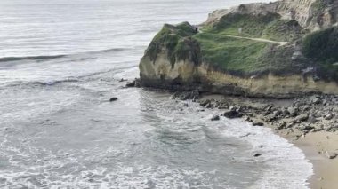Olhos de Agua, Portekiz plajı. Yüksek kalite fotoğraf