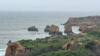 Praia dos Arrifes plajı, Algarve. Yüksek kalite fotoğraf