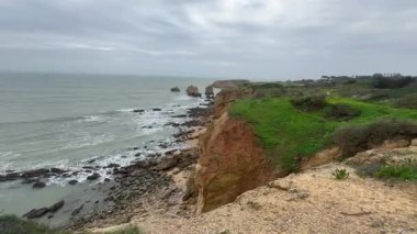Praia dos Arrifes plajı, Algarve. Yüksek kalite fotoğraf