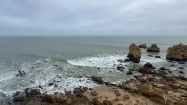 Dos Arrifes plajı, Algarve Portekiz. Yüksek kalite fotoğraf