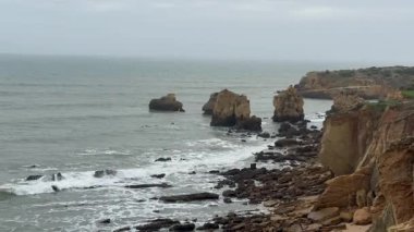 Praia dos Arrifes plajı, Algarve. Yüksek kalite fotoğraf