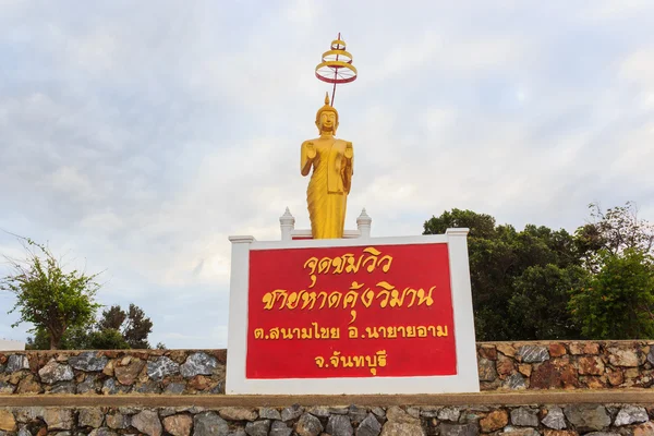 Buddha-Bild in der khung viman bay, chanthaburi, thailand — Stockfoto