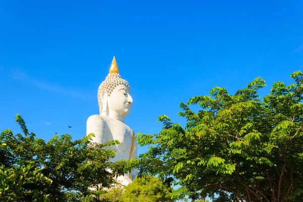 Grande estátua de buddha, província de suphanburi, Tailândia — Fotografia de Stock