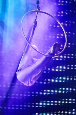 'Romantikler' sirk eğlence göstermek, 21 Şubat 2016 Minsk, Beyaz Rusya.