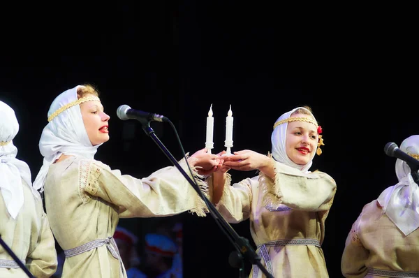 International Forum van volksmuziek en folklore — Stockfoto