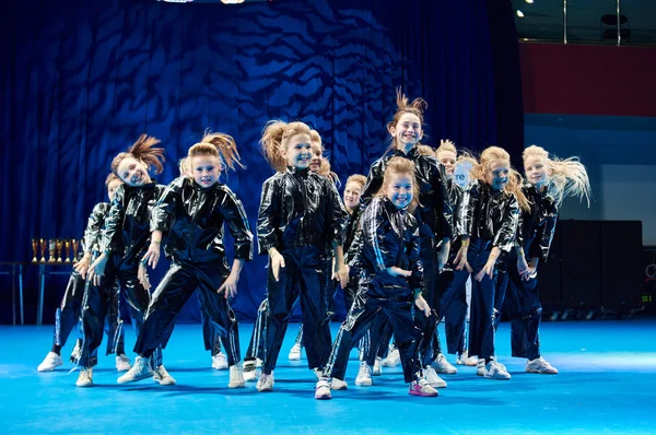 'MegaDance' children's competitions in choreography , 28 November 2015 in Minsk, Belarus. — Stock Photo, Image