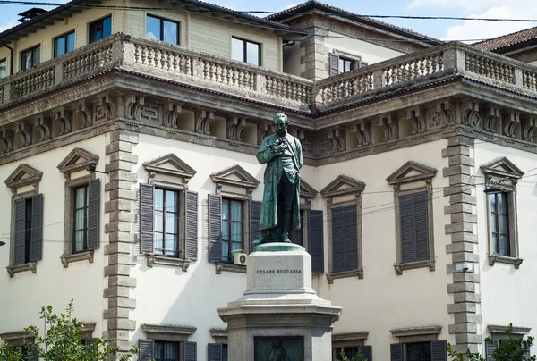 Cesare Beccaria Monumento — Fotografia de Stock